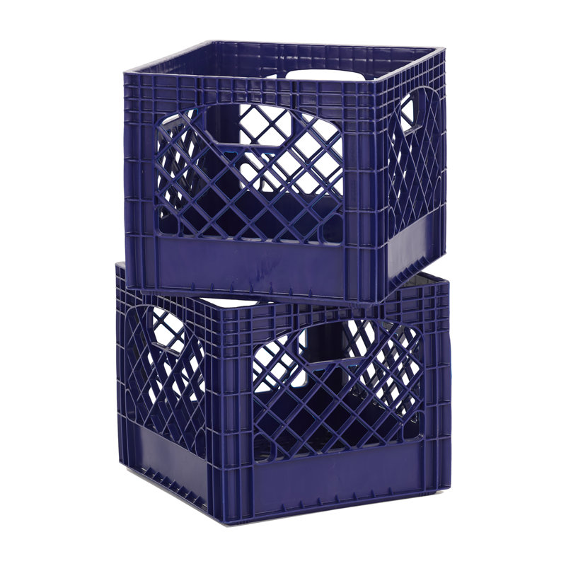 Gracie Oaks Milk/Storage Plastic Crate & Reviews Wayfair